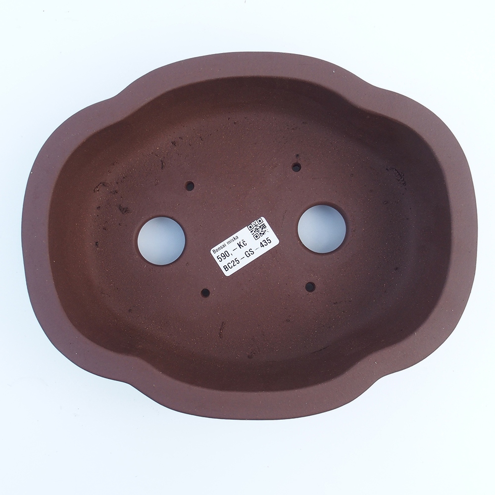 Bowl 25,5 x 20,5 x 7,5 cm brown