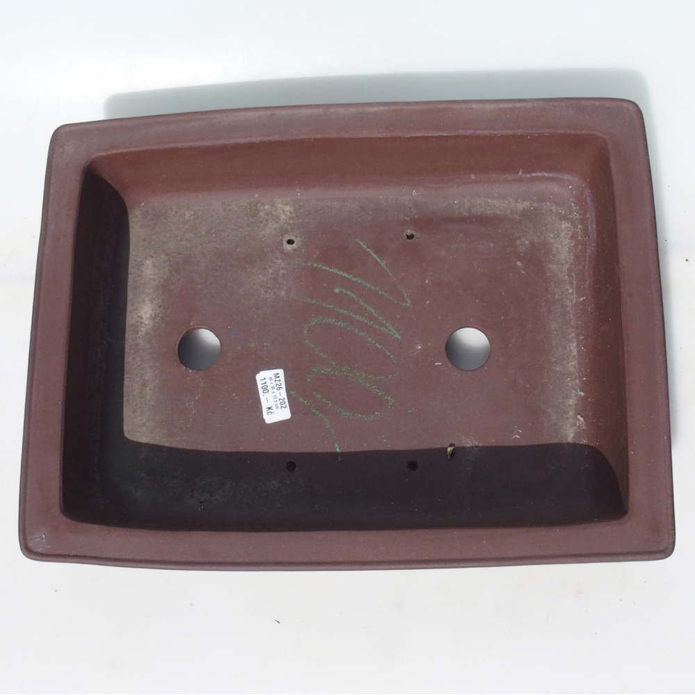 Bonsai bowl 46 x 35 x 10,5 cm - brown