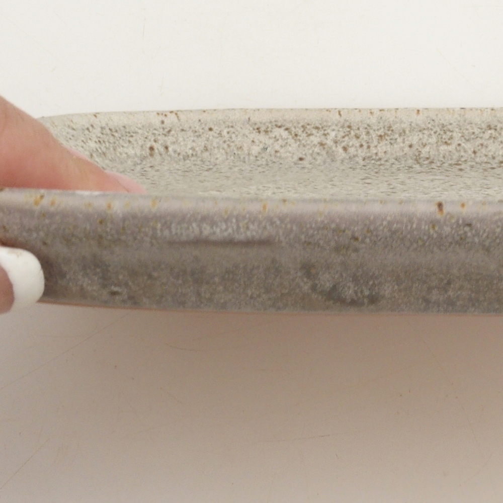 Ceramic bowl H06 - 20.5 x 14.5 x 1.5 cm - beige