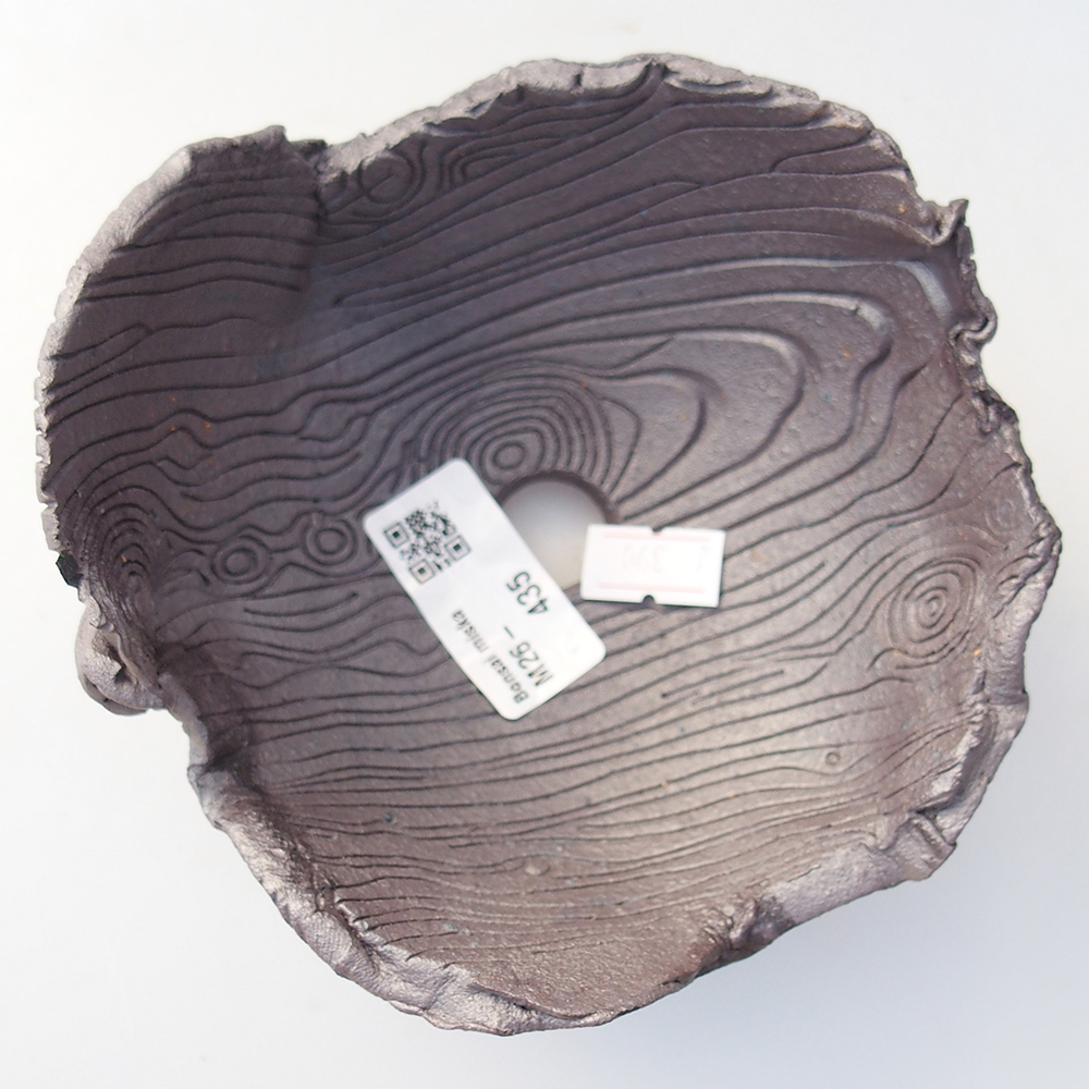 Ceramic Shell 13,5 x 12,5 x 8,5 cm , metallic colour