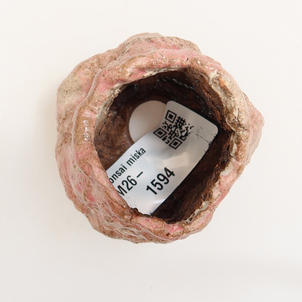 Ceramic Eggshell  4 x 4 x 6 cm, pink