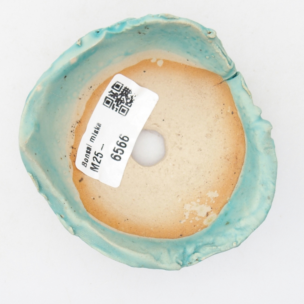 Ceramic shell 8,5 x 8 x 4 cm , colour blue