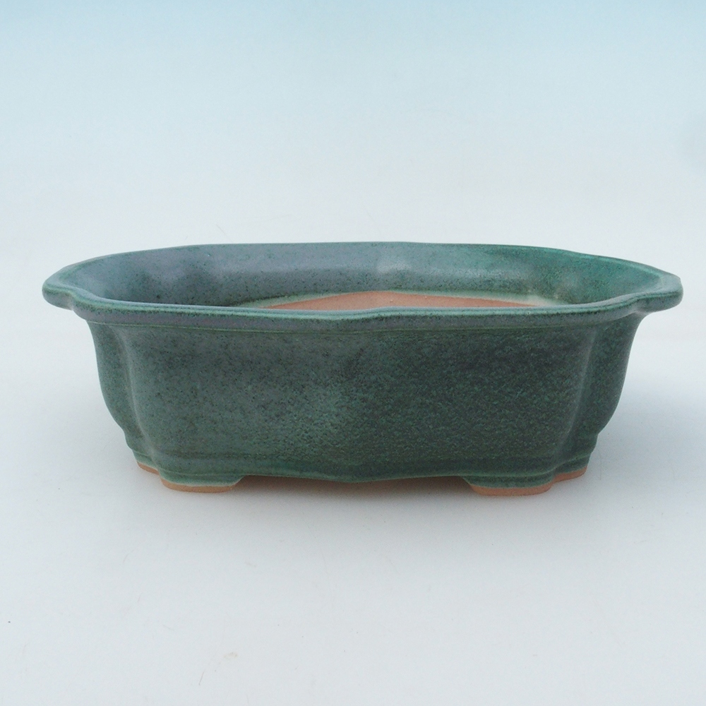 Bonsai bowl + saucer H01 - 12x9x5 cm