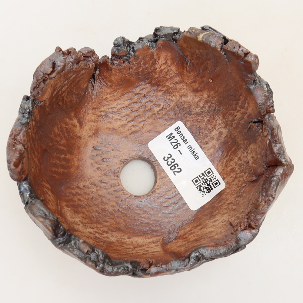 Ceramic Shell 11 x 10 x 6,5 cm , colour brown