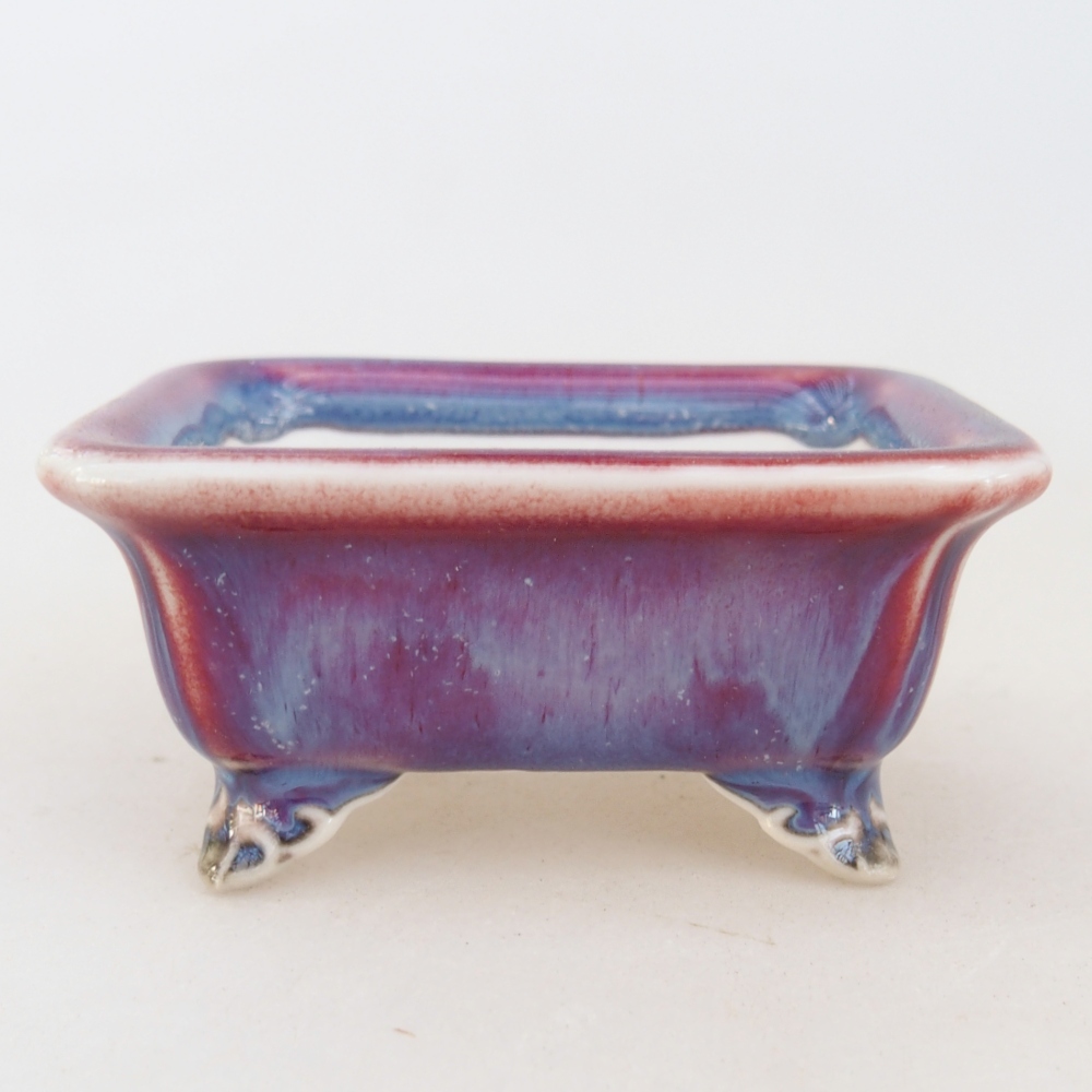 Mini bonsai bowl 7 x 5,5 x 3 cm, colour purple