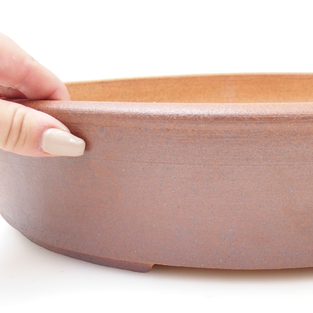 Bonsai bowl 38 x 31,5 x 8,5 cm , colour brown