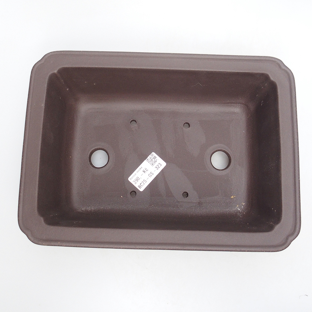 Bowl 26 x 19 x 9 cm brown