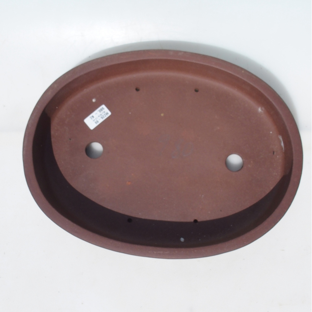 Bonsai bowl 40 x 30,5 x 7,5 cm - brown