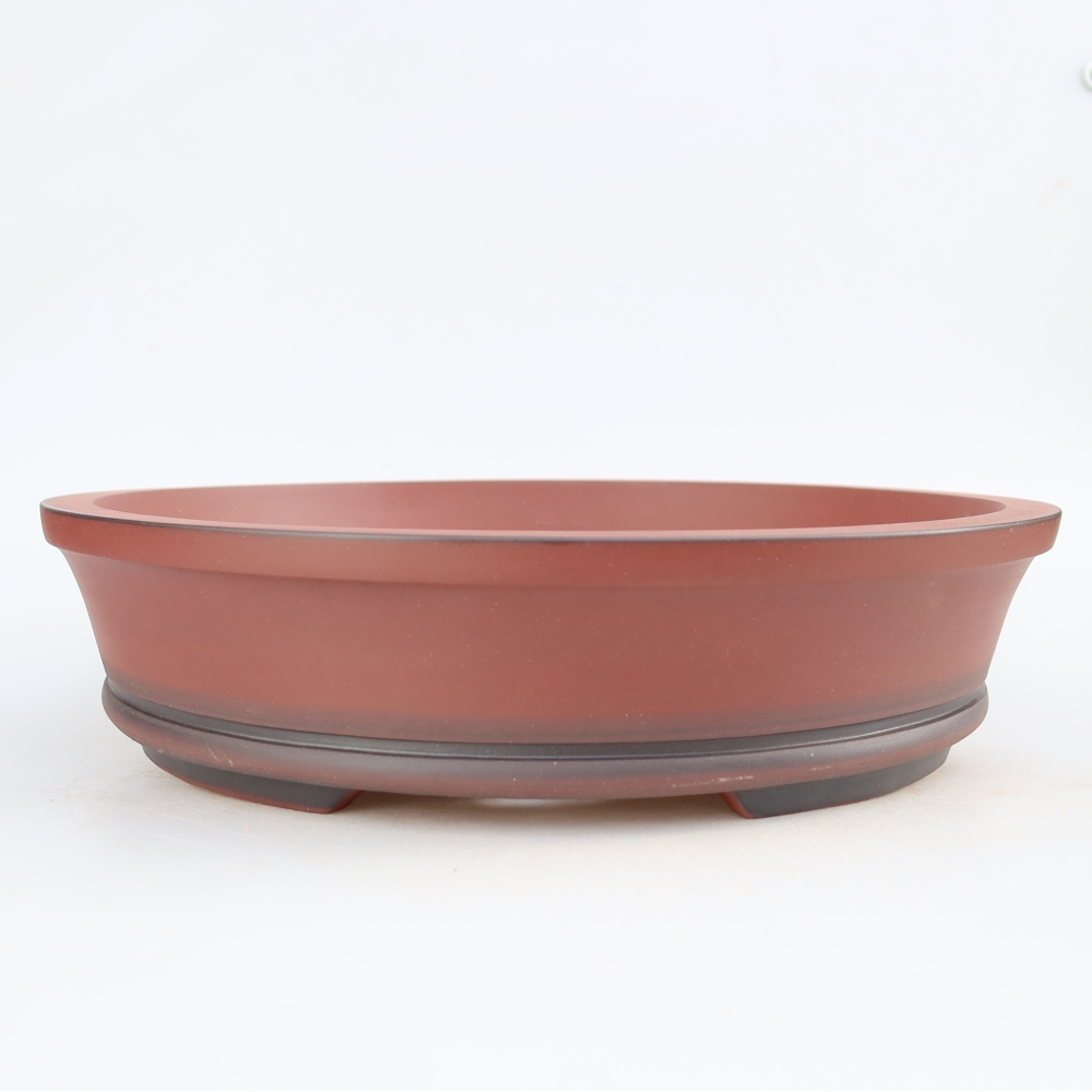 Ceramic Bowl, 30.5 x 30.5 x 7 cm, brick red