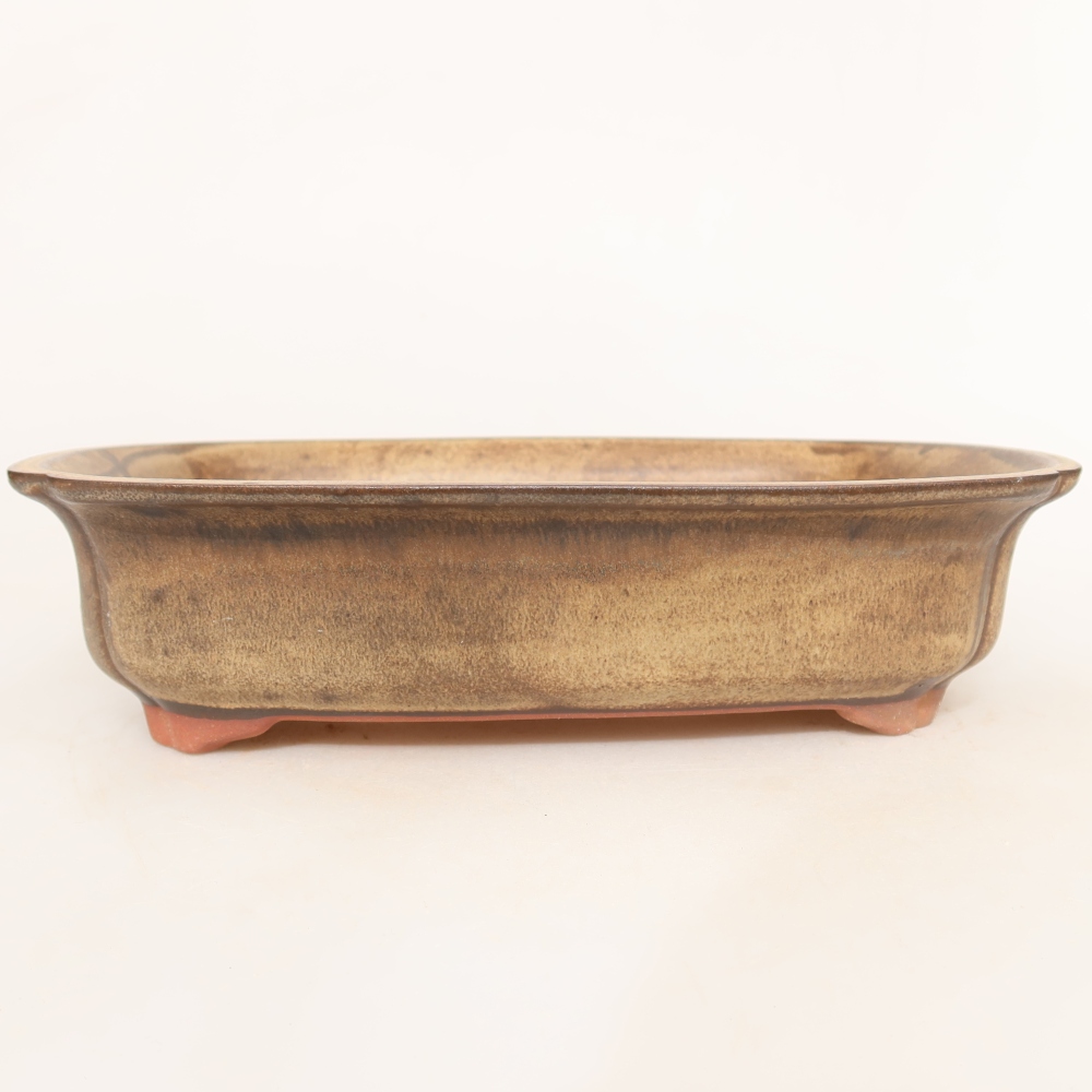 Ceramic Bowl, 24 x 17 x 6 cm, brown
