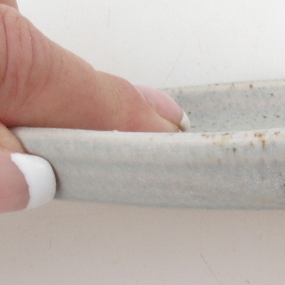 Ceramic bowl H05 -11 x 8.5 x 1 cm - beige