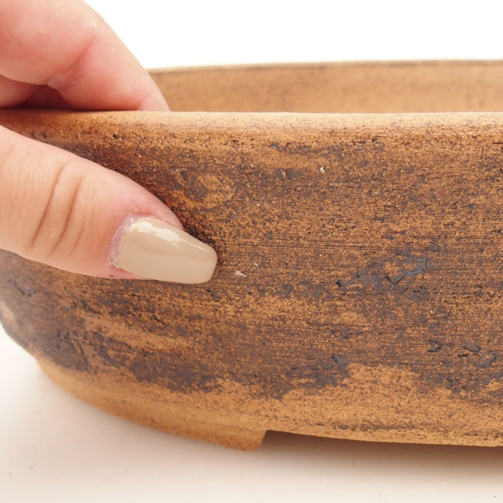 Bonsai bowl 32,5 x 25 x 8 cm , colour brown