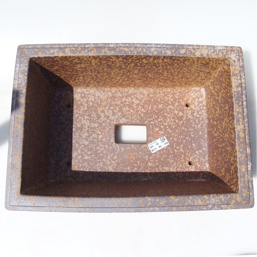 Bowl 41 x 29,5 x 16,5 cm brown - PERSONAL COLLECTION OR PALLET TRANSPORT ONLY