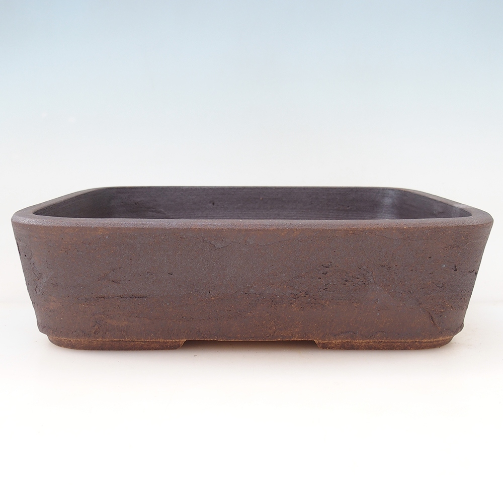 Bonsai bowl 30 x 25 x 8 cm , colour brown