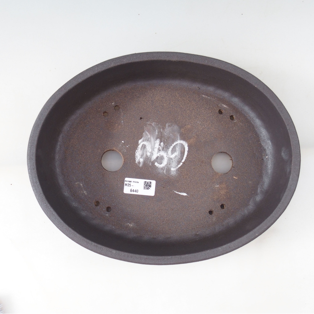 Bonsai bowl 32,5 x 25,5 x 7 cm , colour brown