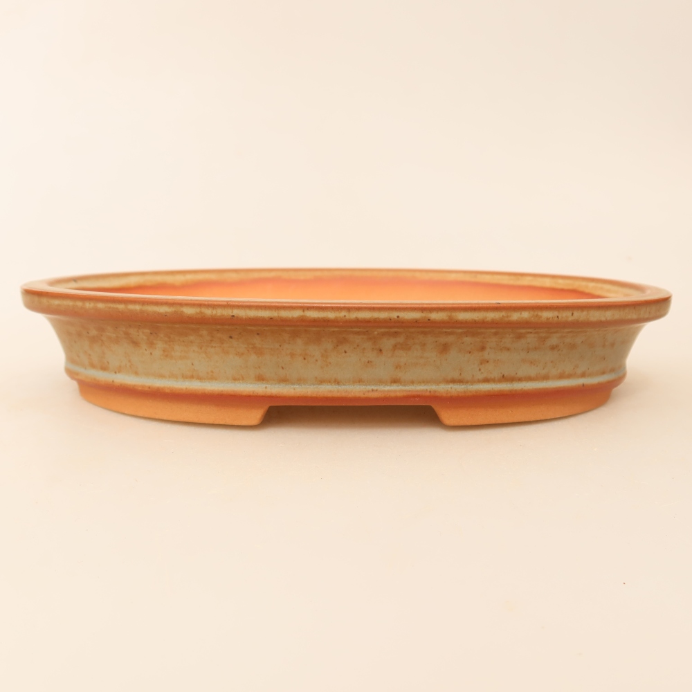 Ceramic Bowl  21 x 14.5 x 3.5 cm, beige