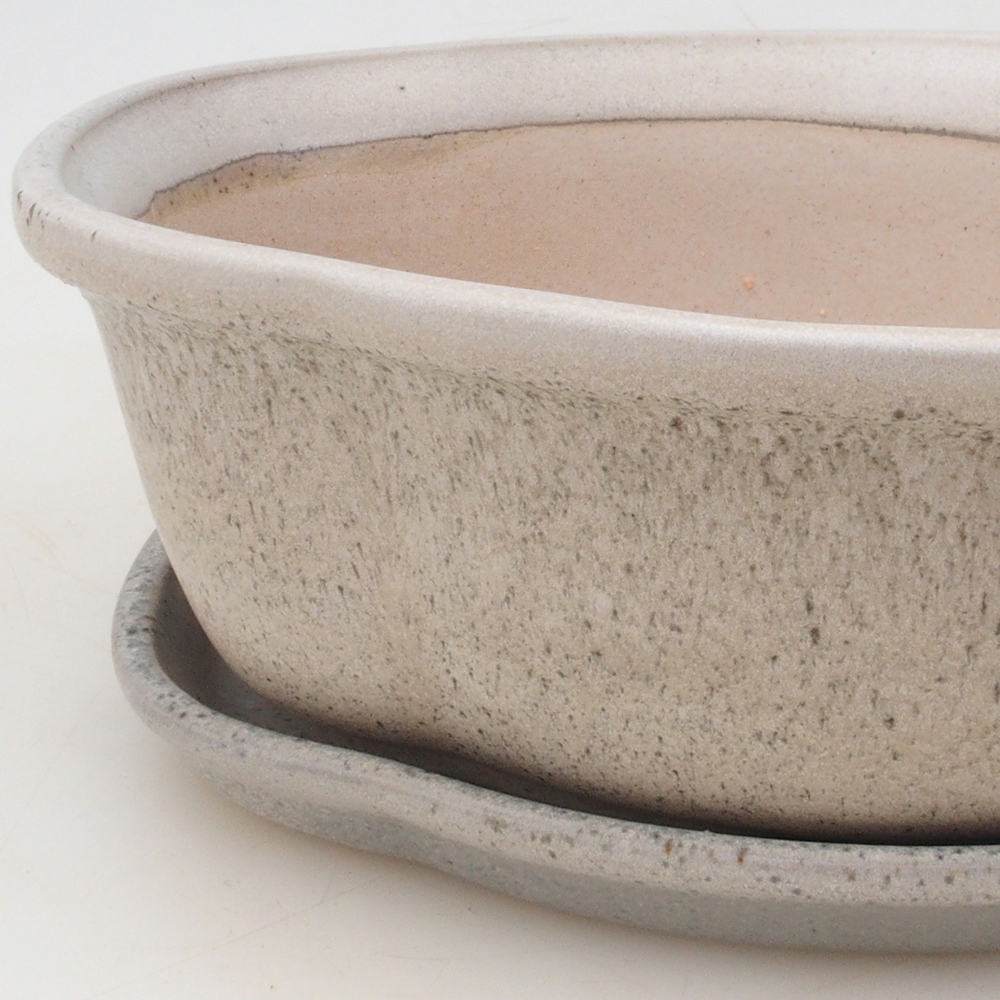 Bonsai bowl + saucer H75 - beige