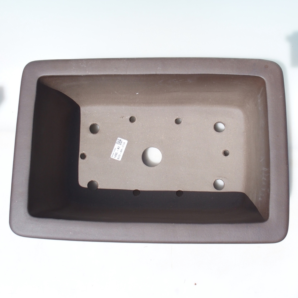Bowl 42,5 x 39 x 16 cm brown - PERSONAL COLLECTION OR PALLET TRANSPORT ONLY