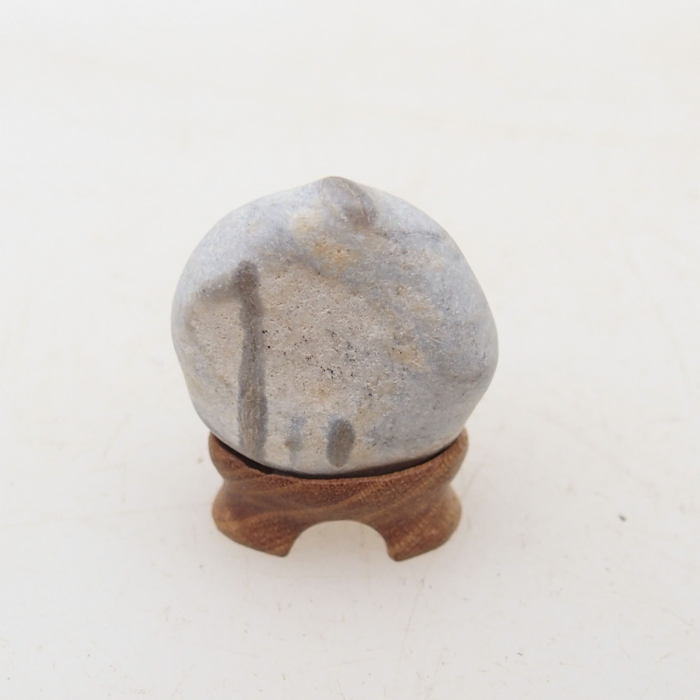 Suiseki - Stone with DAI (wooden pad)