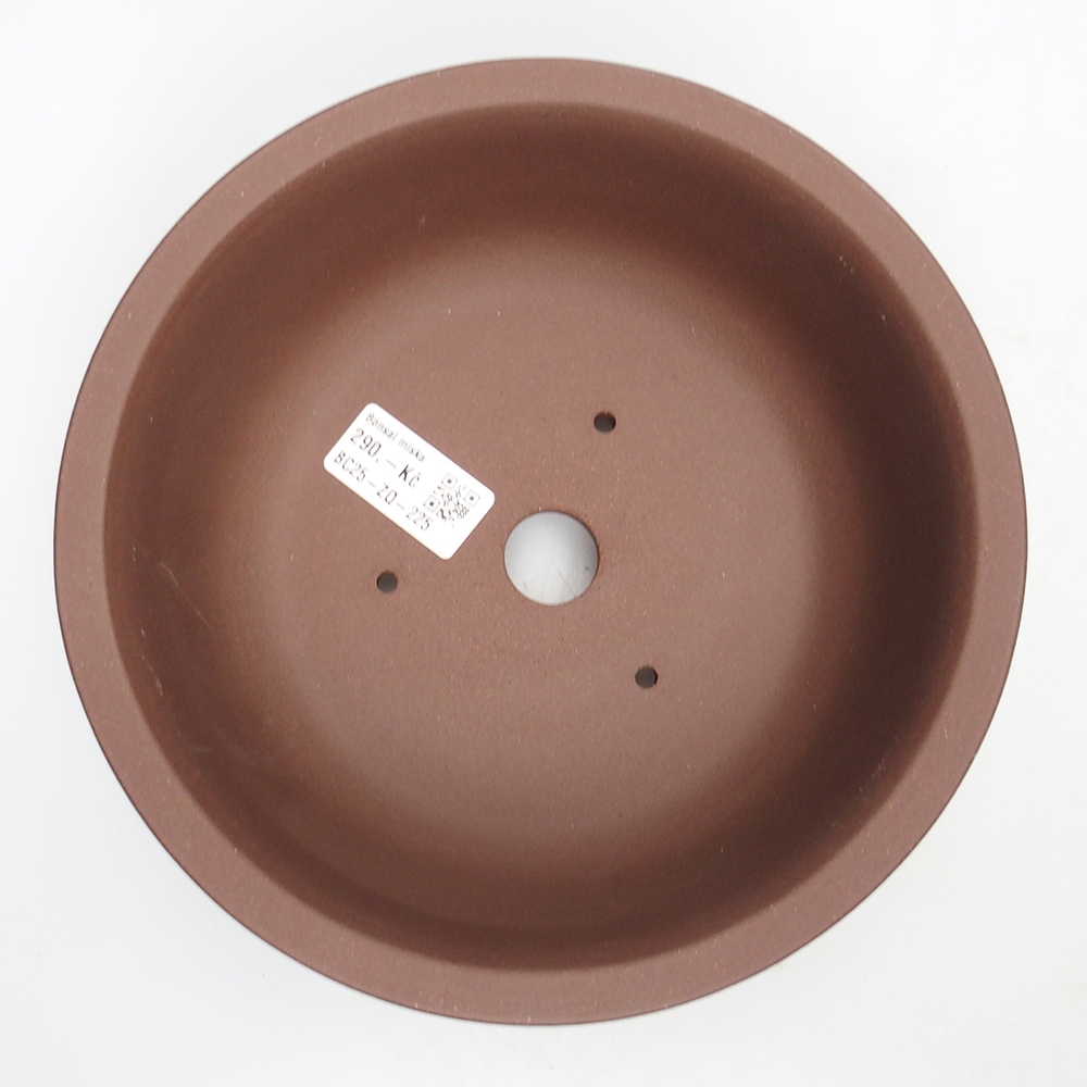 Bowl 20 x 20 x 9 cm brown