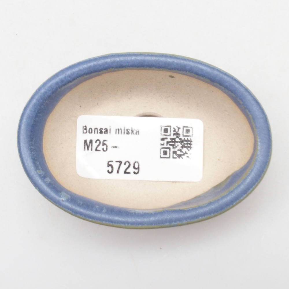 Mini bonsai bowl 7 x 5 x 2 cm, color blue