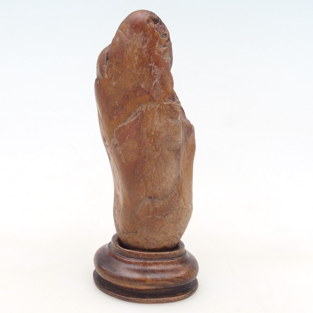 Suiseki - Stone with DAI (wooden pad)