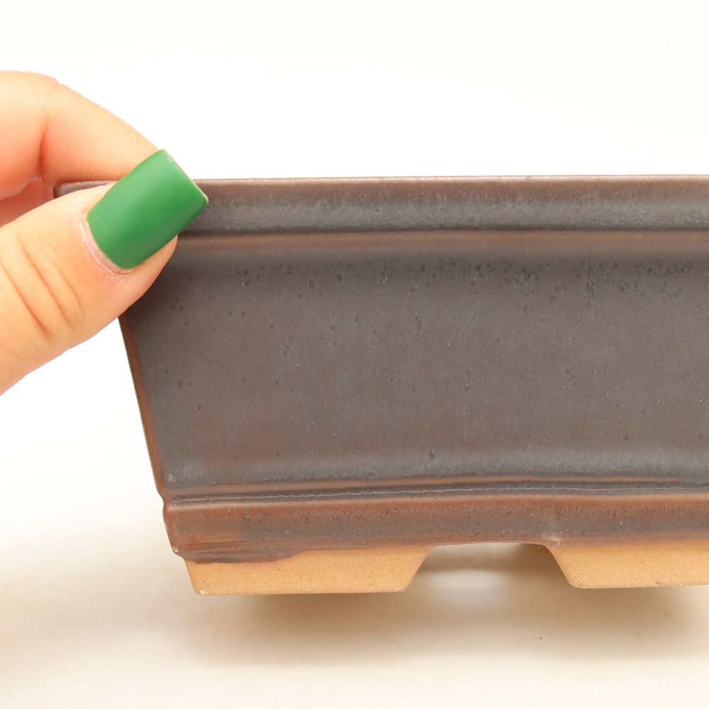 Ceramic Bowl  14.5 x 12.5 x 7 cm, brown