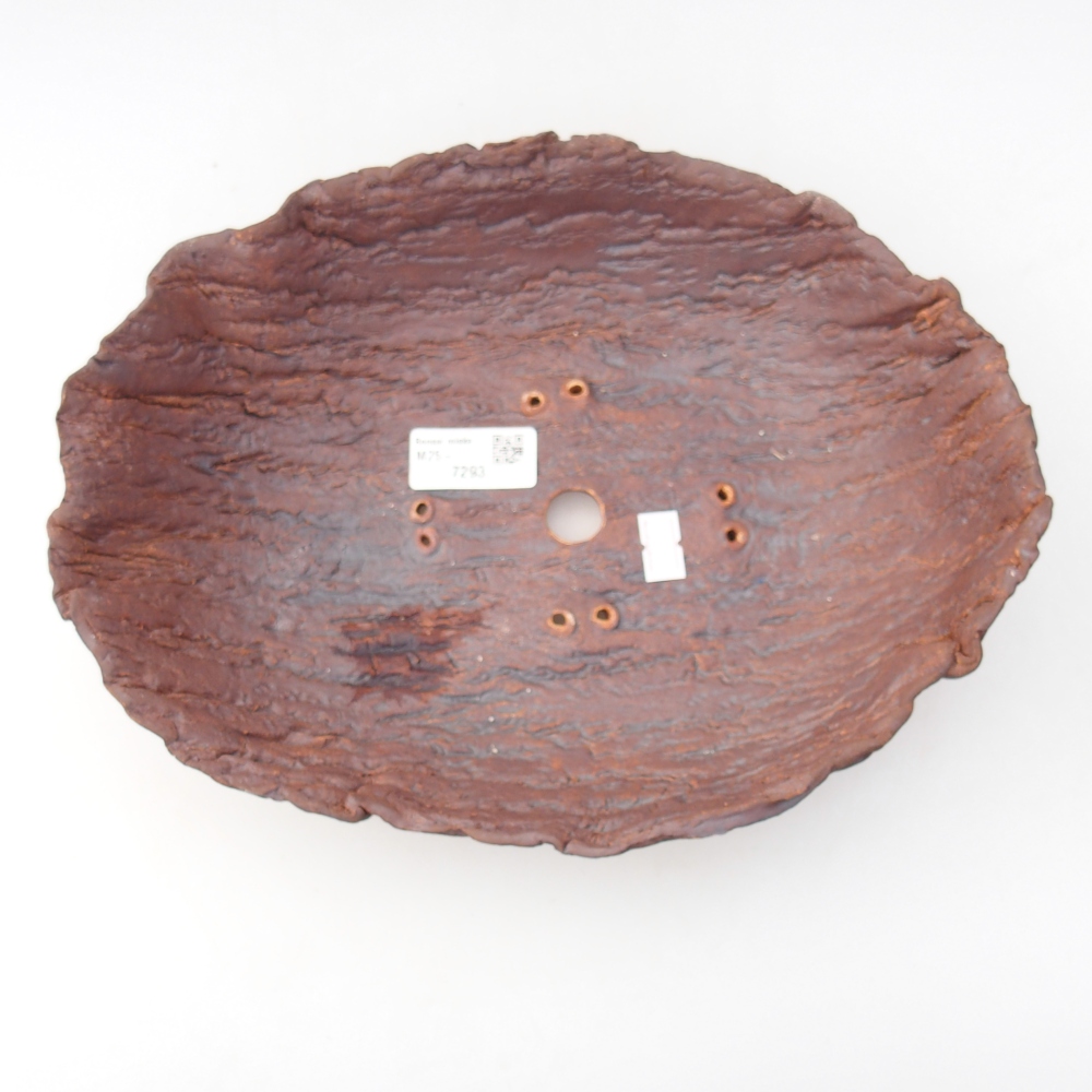 Ceramic Shell 28 x 21,5 x 8,5 cm , colour brown