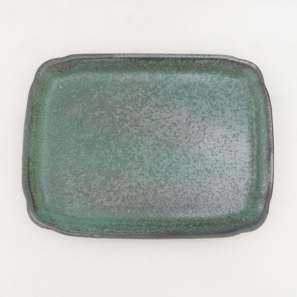 Bonsai bowl + saucer H50 - green