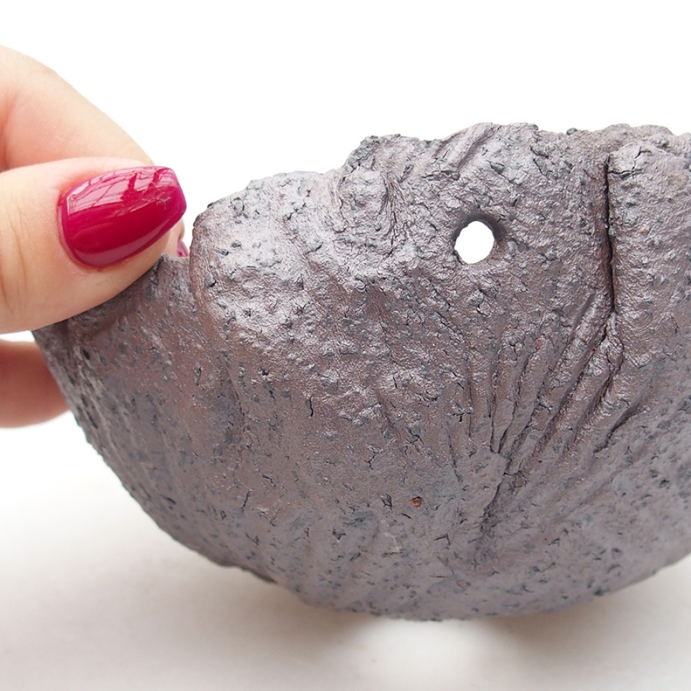 Ceramic Shell 13,5 x 13 x 7 cm, color: metal
