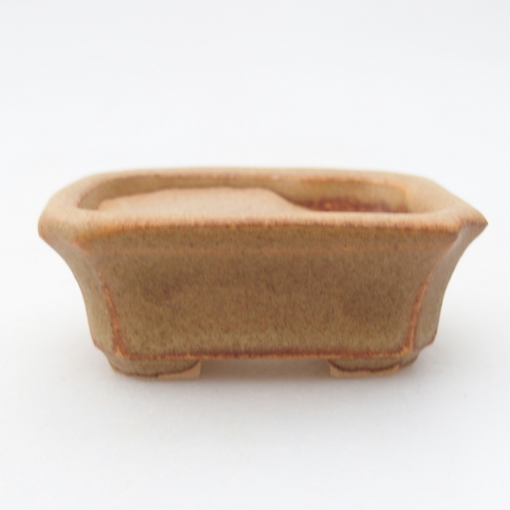 Mini bonsai bowl 5,5 x 4,5 x 2 cm, brown