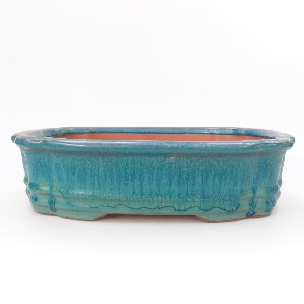 Bowl 26 x 21 x 6,5 cm blue-green