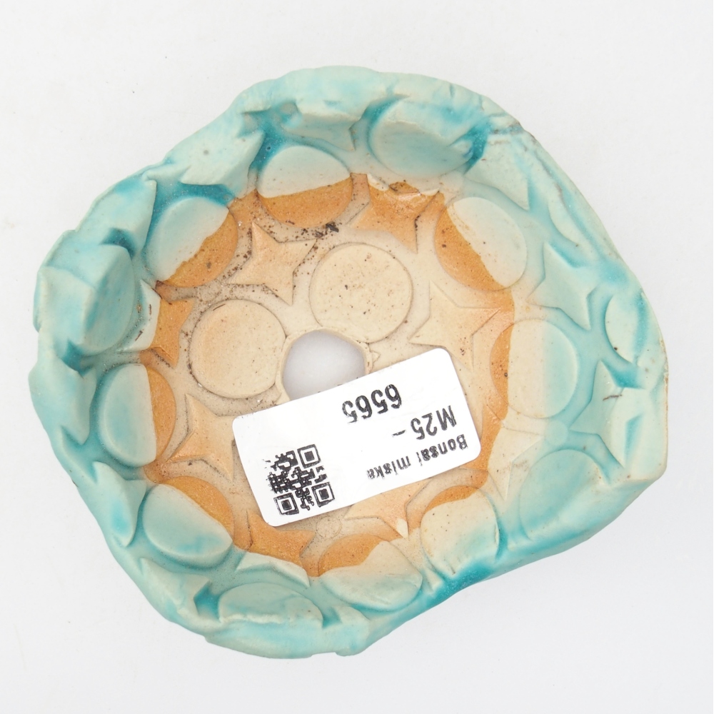 Ceramic Shell 8,5 x 9 x 4 cm , colour blue