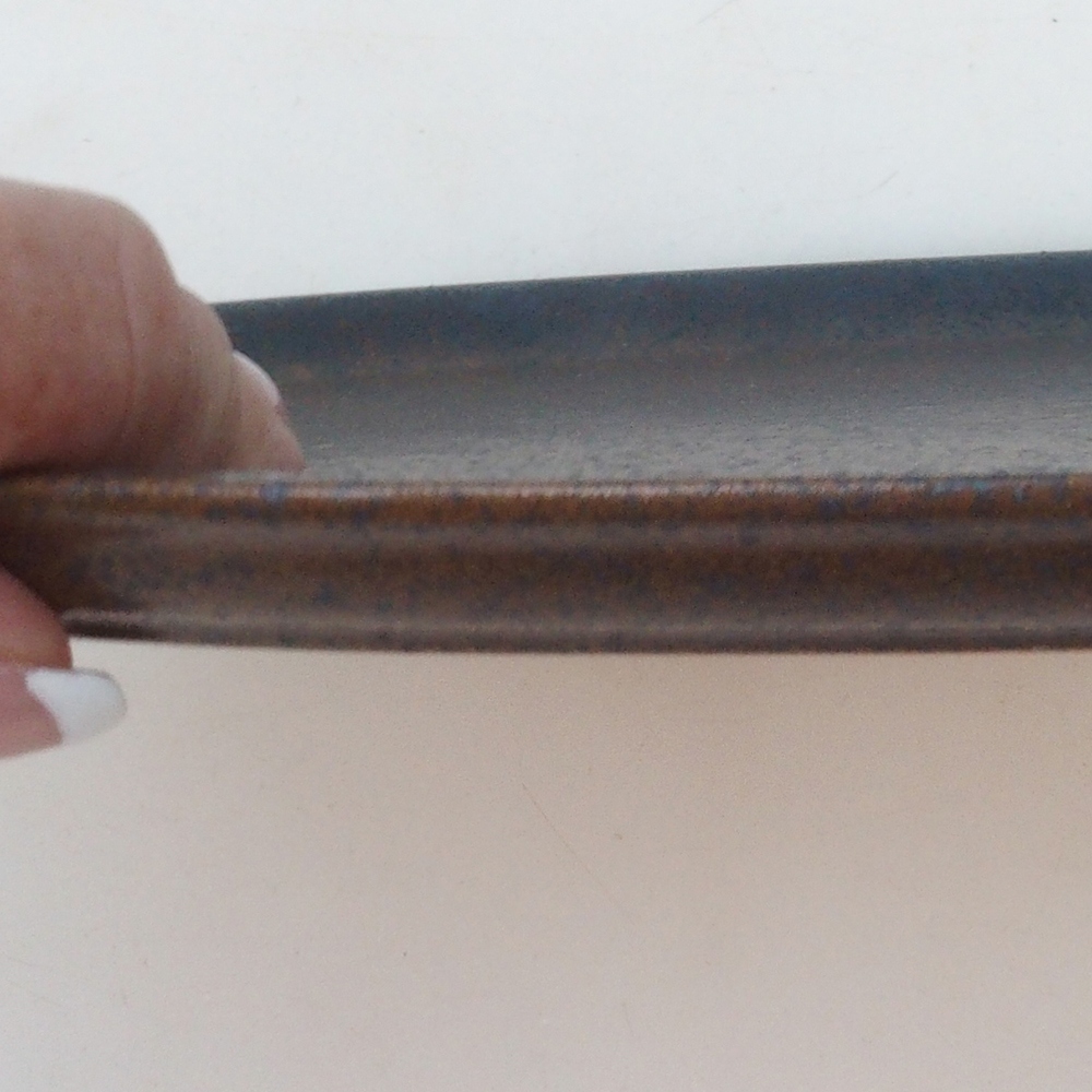 Ceramic bowl H15 -25 x 15 x 1 cm - brown