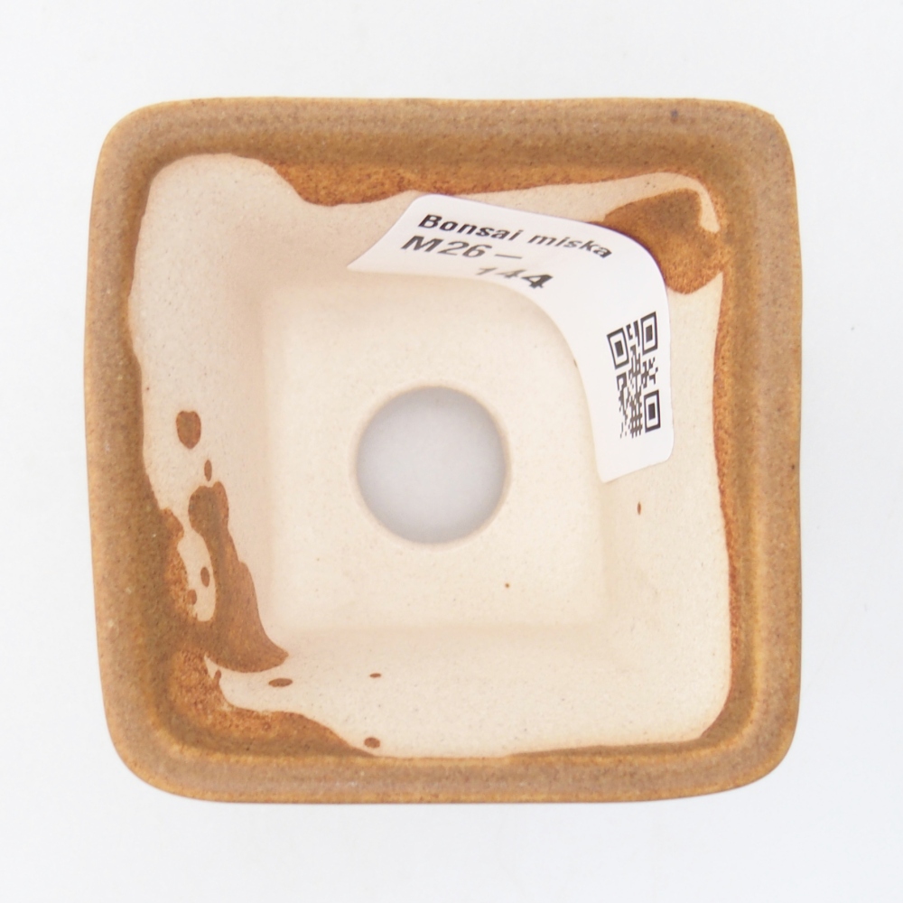 Mini bonsai bowl 5,5 x 5,5 x 4 cm, brown