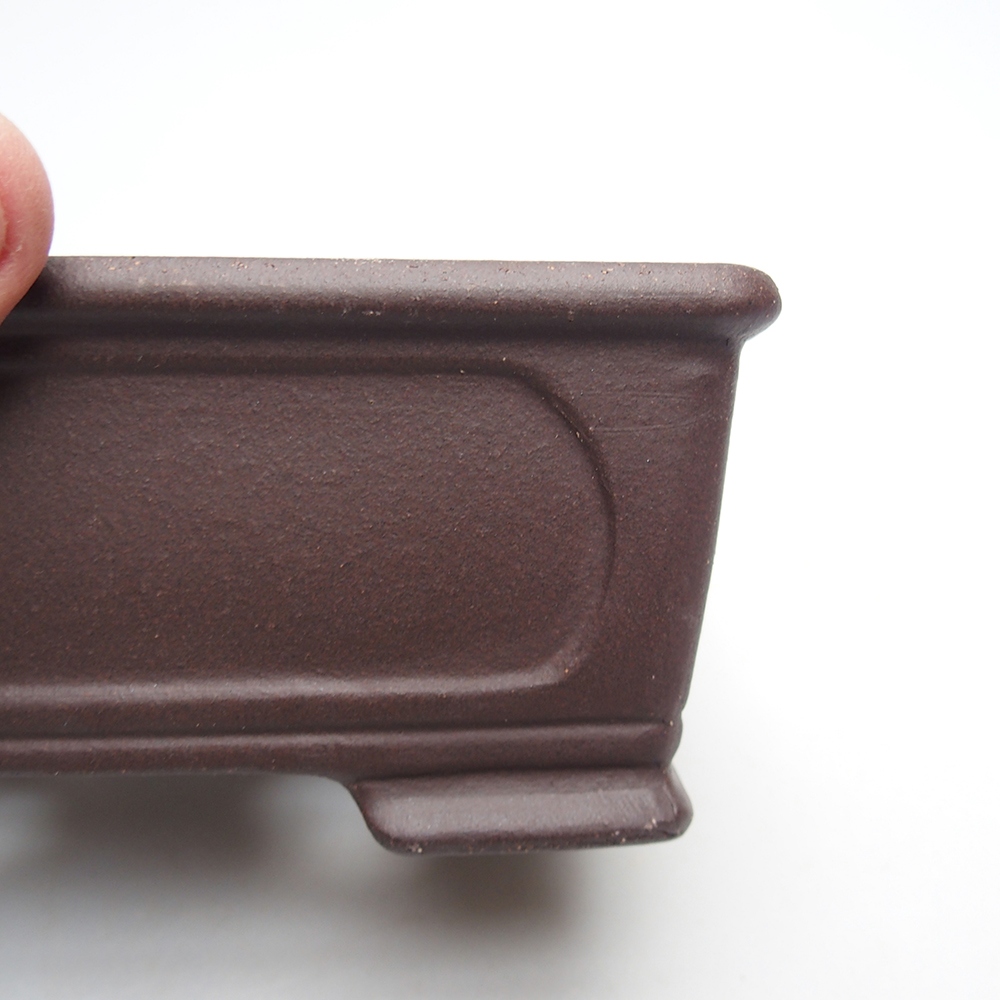 Bowl 16 x 12 x 6 cm brown