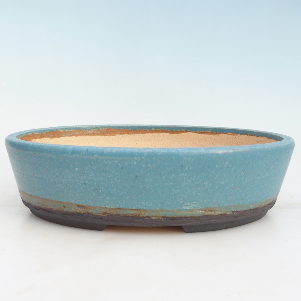 Bonsai bowl 32,5 x 26 x 8,5 cm , colour blue