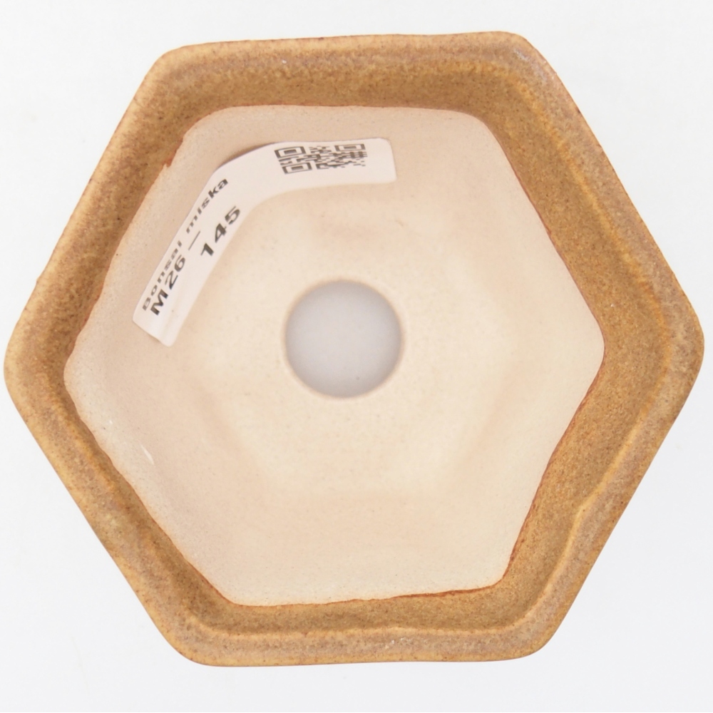 Mini bonsai bowl 7,5 x 6,5 x 5 cm, brown