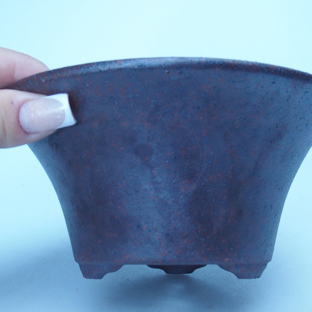 Bowl 15 x 15 x 7 cm brown