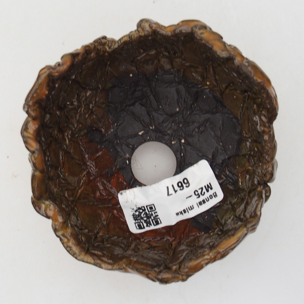Ceramic Shell 8,5 x 8,5 x 6 cm , colour brown