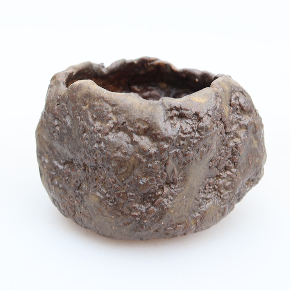 Ceramic Shell, 5.5 x 5.5 x 5 cm, brown