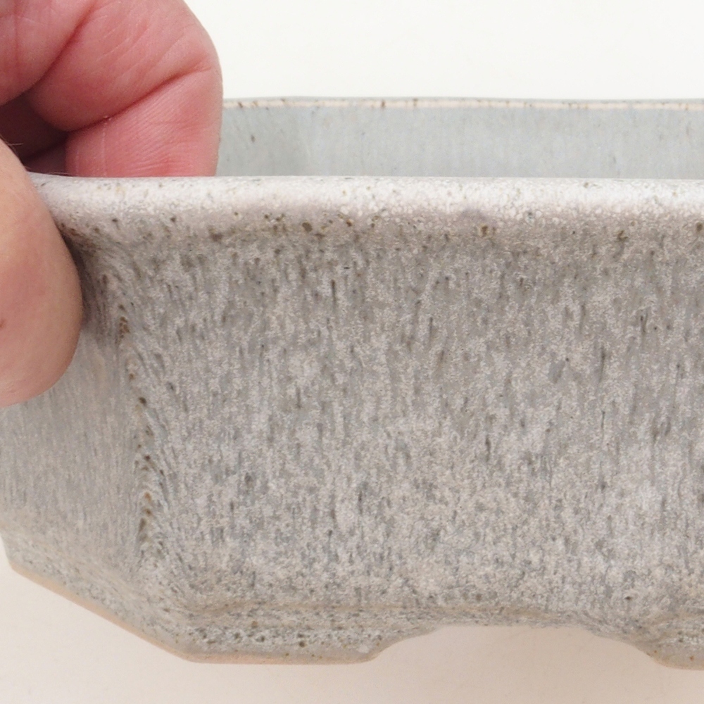 Bonsai bowl H14 - 17.5 x 17.5 x 6 - beige