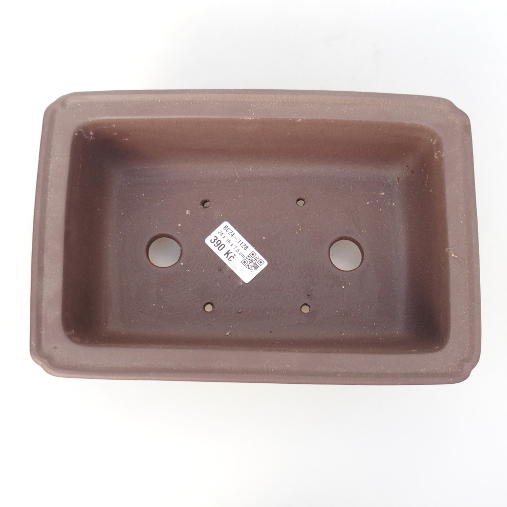 Bowl 15 x 15 x 9 cm brown