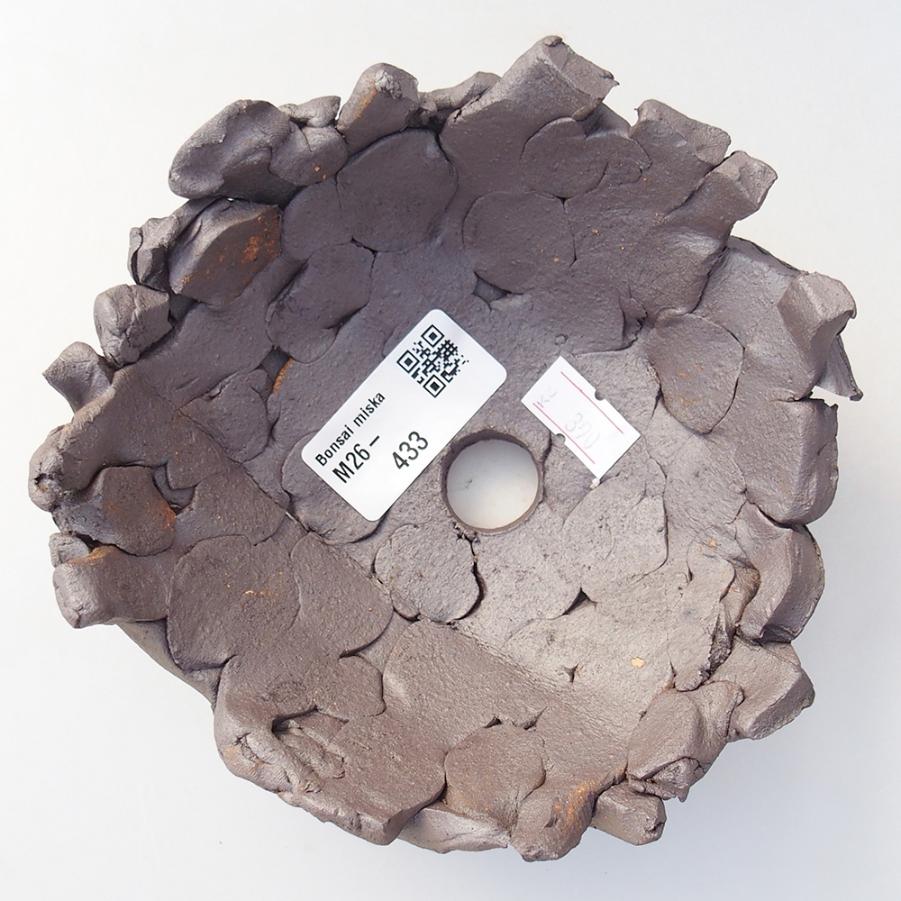 Ceramic Shell 14,5 x 13,5 x 6 cm , metallic colour