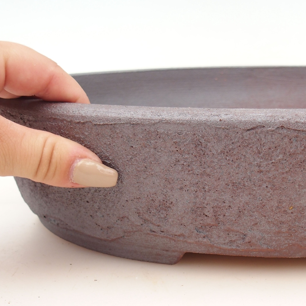 Bonsai bowl 32,5 x 25 x 7 cm , metal colour