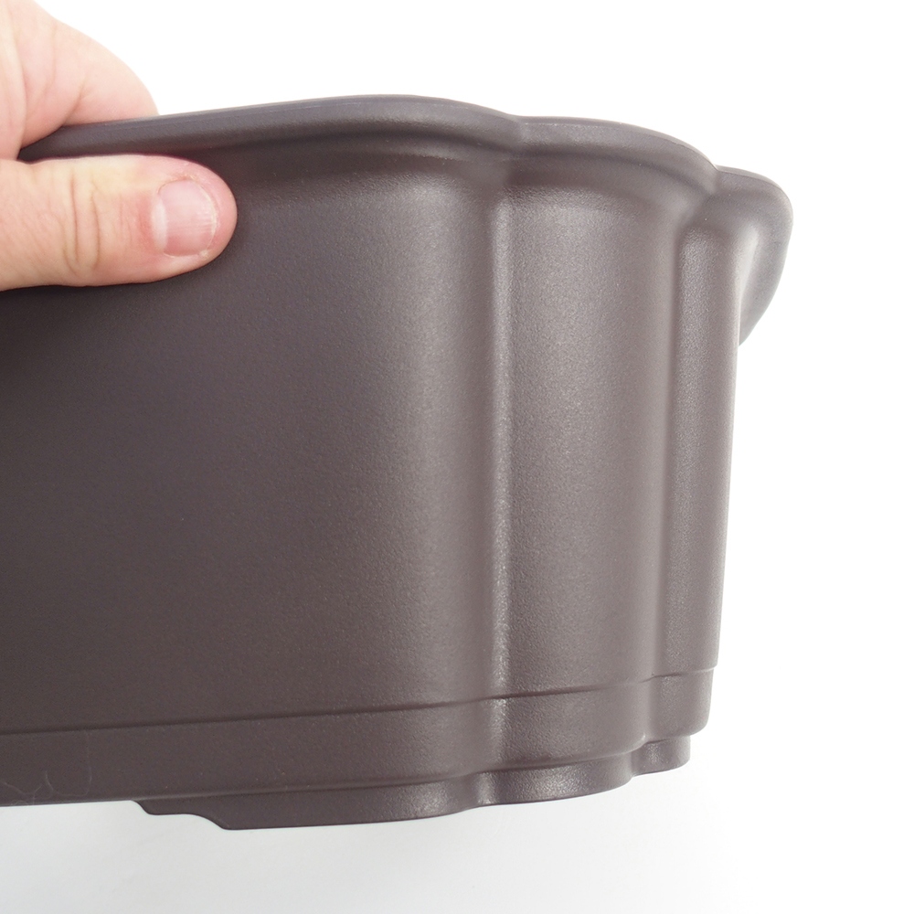 Plastic bowl MP-20 - 50 x 35 x 14,5 cm brown