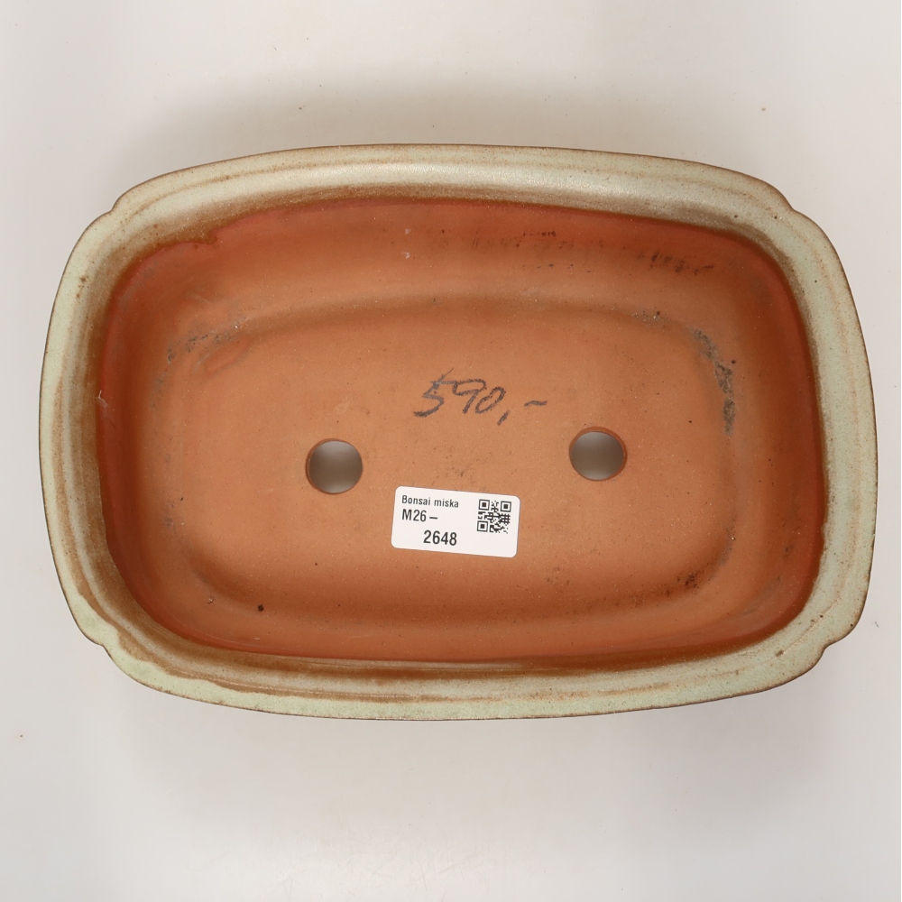 Ceramic Bowl  24.5 x 17.5 x 6 cm, beige