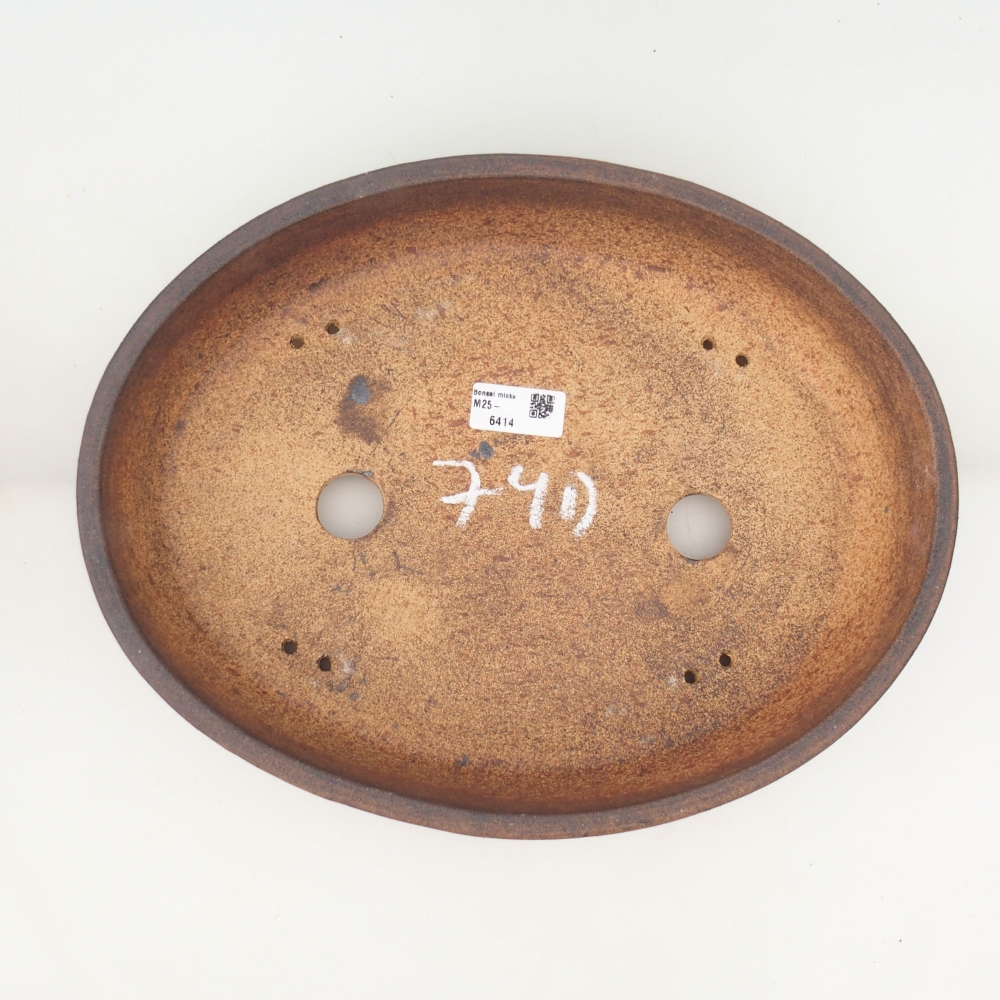 Bonsai bowl 35 x 27 x 6 cm , colour brown