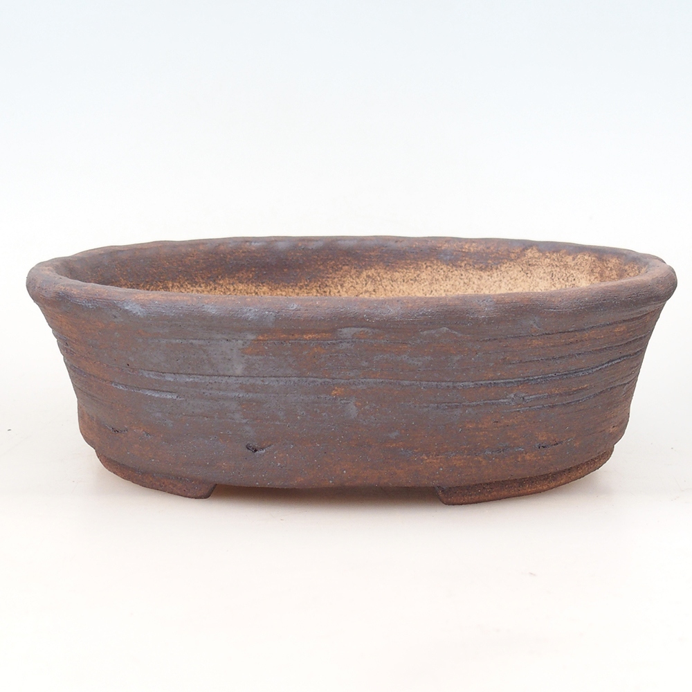 Bonsai bowl 20,5 x 16,5 x 6 cm , colour brown