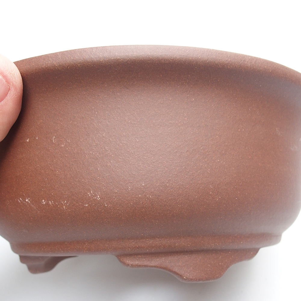 Bowl 20 x 20 x 9 cm brown